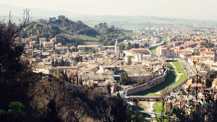 Spoleto miestas - Italija